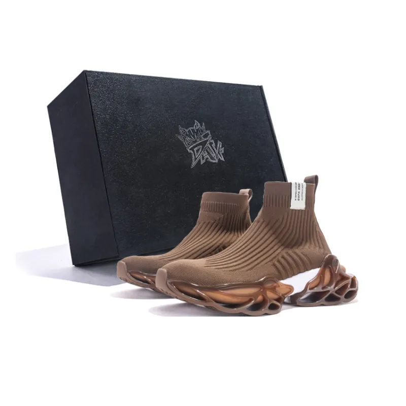 DAFK Амортизация Устойчивый к истиранию Дышащий Увеличение высоты Высокие кроссовки для бега Мужские