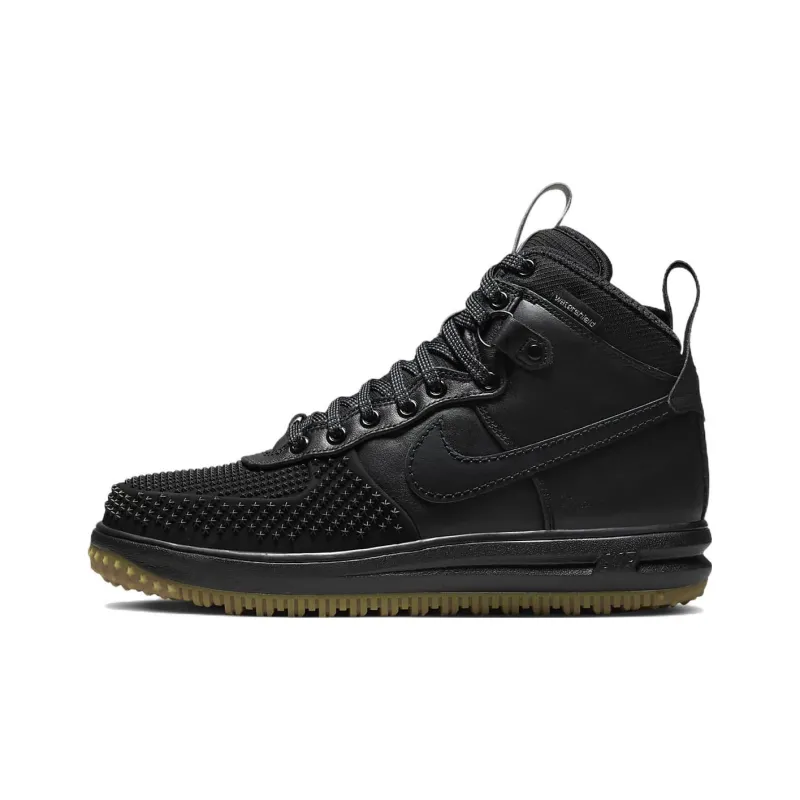 Nike Lunar Force 1 High Топ Скейтборд Кроссовки Мужские Черные