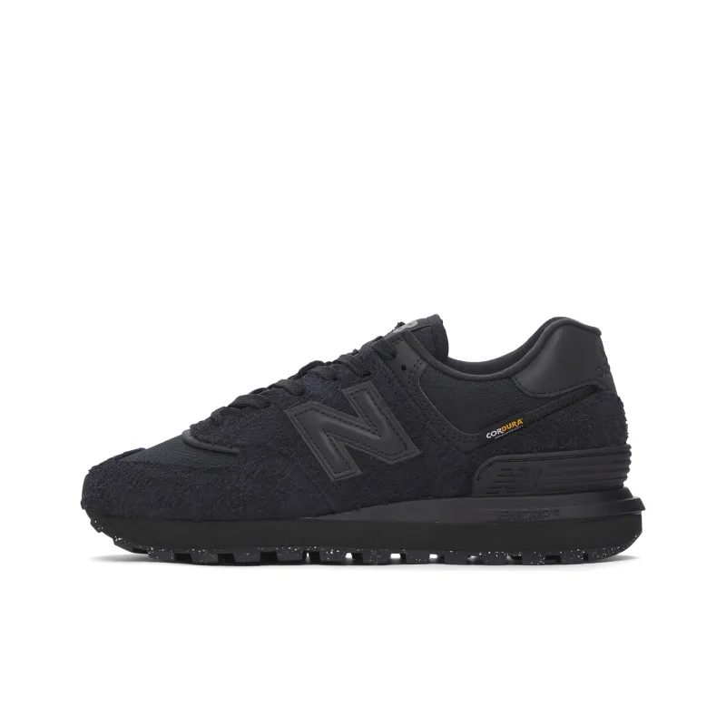 New Balance NB 574 Амортизация устойчивость к истиранию покрытие поддержка баланс легкий низкий верх повседневный унисекс черный