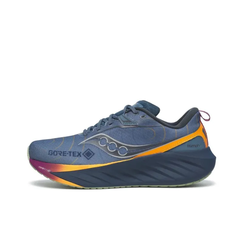Saucony TRIUMPH Victory 22 Устойчивые к истиранию Низкие Беговые кроссовки Мужские Синие