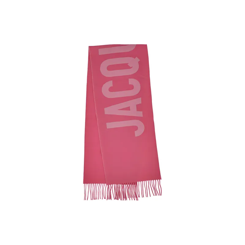 Jacquemus Wool Knit Шарфы Розовый Унисекс