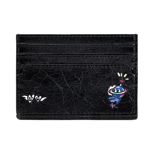 JELLYTOYBOY Коровья кожа Meow Планета Картхолдер Картхолдер Унисекс Черный