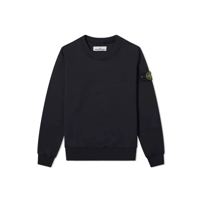 STONE ISLAND Свитшот Унисекс Черный