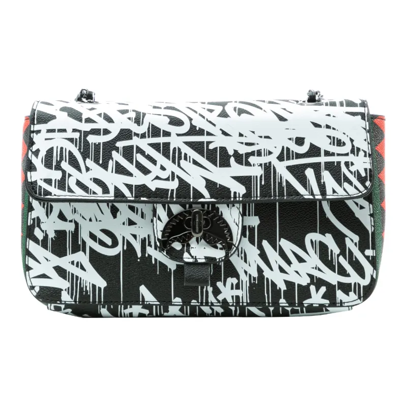 SPRAYGROUND ПВХ Путешественная сумка клатч среднего размера унисекс черного цвета