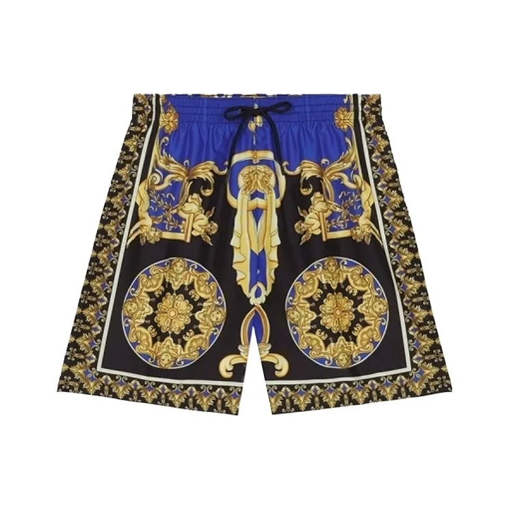 VERSACE Пляжные шорты Мужские Синие