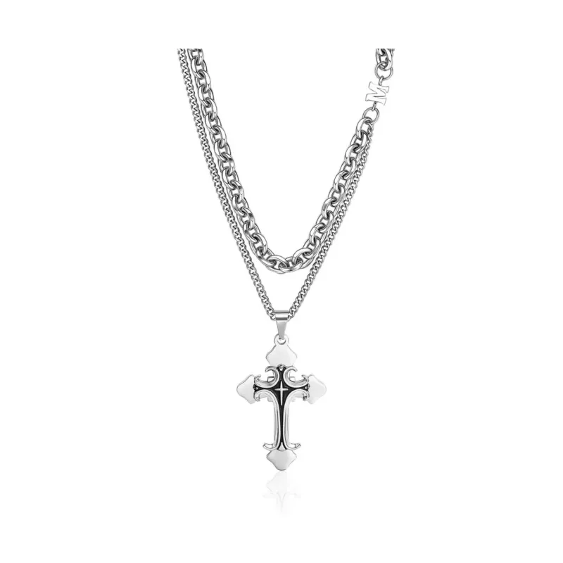 FAIRWHALE Титановые стальные ожерелья унисекс