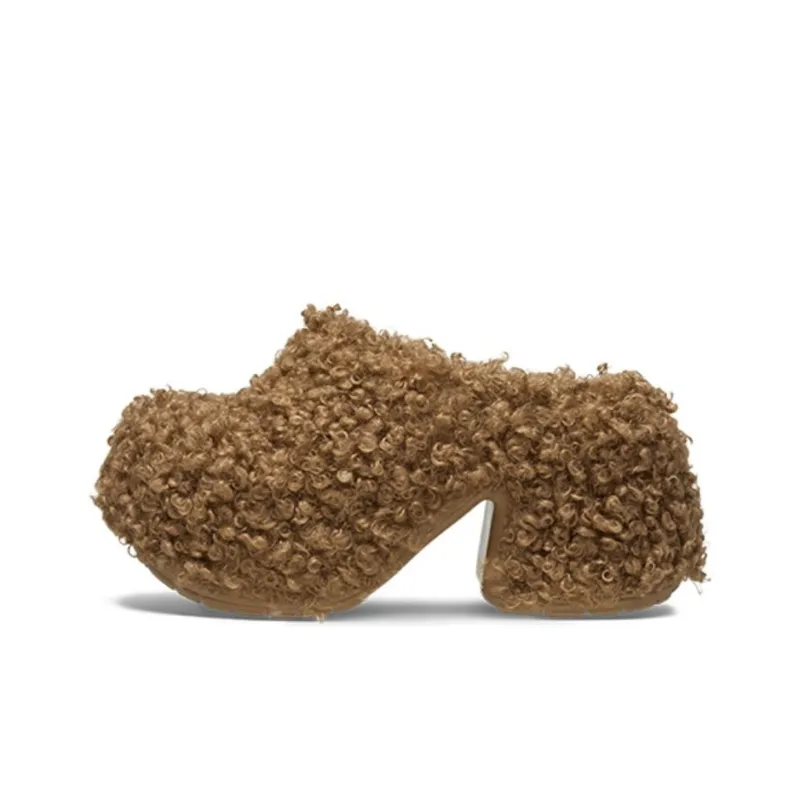 Crocs ЭВА Устойчивые к истиранию Домашние тапочки Женские Коричневый