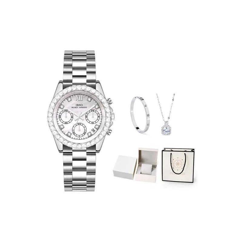 IBSO Pandora Series Кварцевый механизм нержавеющая сталь ремешок часы женские жемчужная раковина цвет циферблат