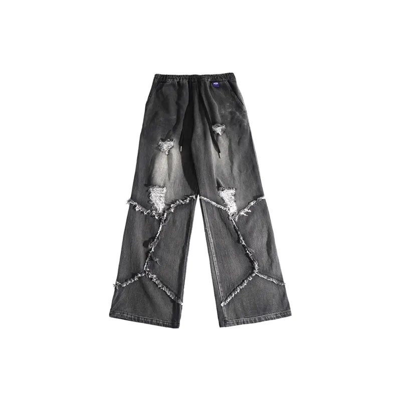 UUCSCC Черные Мужские Джинсы