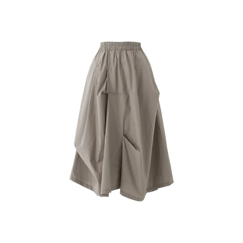 SOON FLOWER Лето Повседневный Длинный Юбка Женские