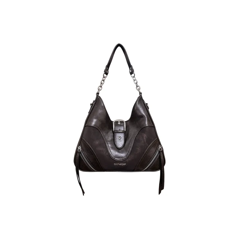 CULTIVATOR PU (полиуретан) Одно плечо Через плечо Средний Женский Светло-коричневый Шоколад