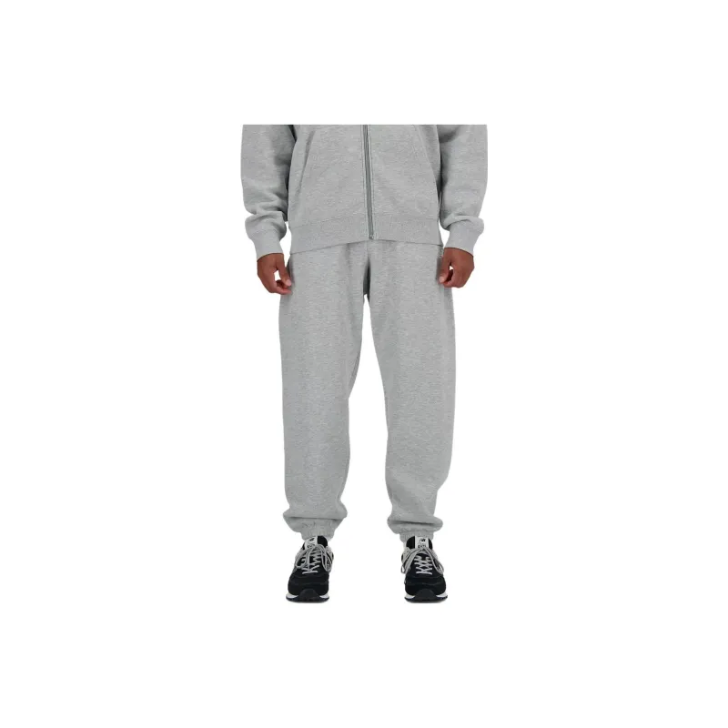 New Balance совместный бренд Sport Essentials Флис Jogger Вязаные Тренировочные брюки Мужские Серые