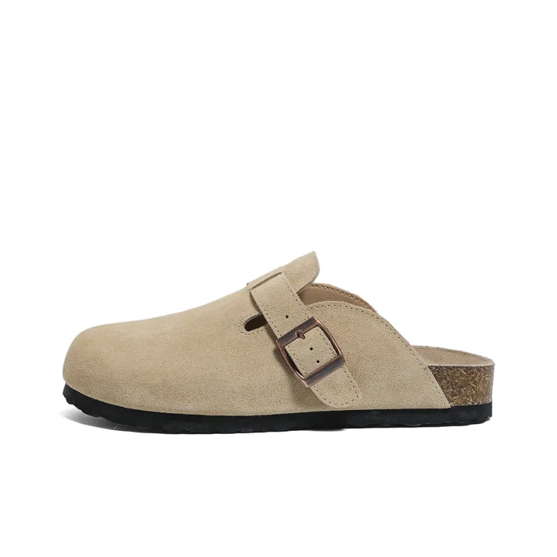 HUANQIU Домашние тапочки женские хаки