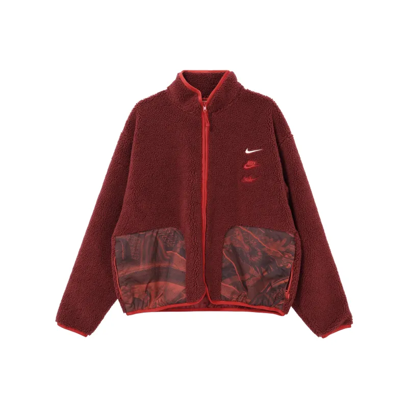 Nike FW23 Velvet Feel Coat Men's Team Red Color