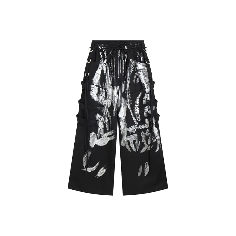 DND4DES Черные Унисекс Повседневные Брюки