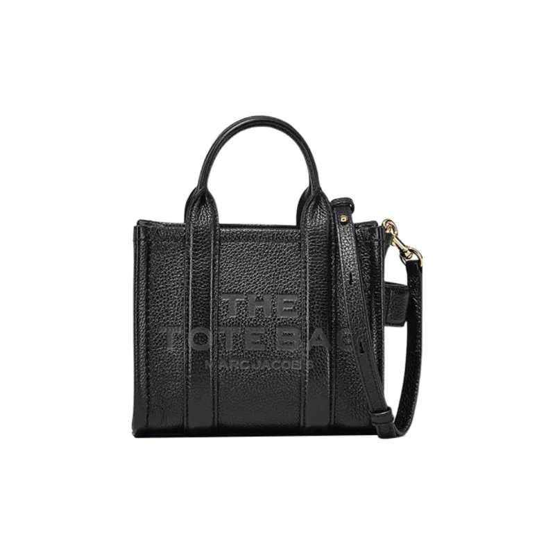 MARC JACOBS Full GRAIN LEATHER Тоут Сумка Сумка для покупок Сумка через плечо Сумка Экстра мини Женская Черная
