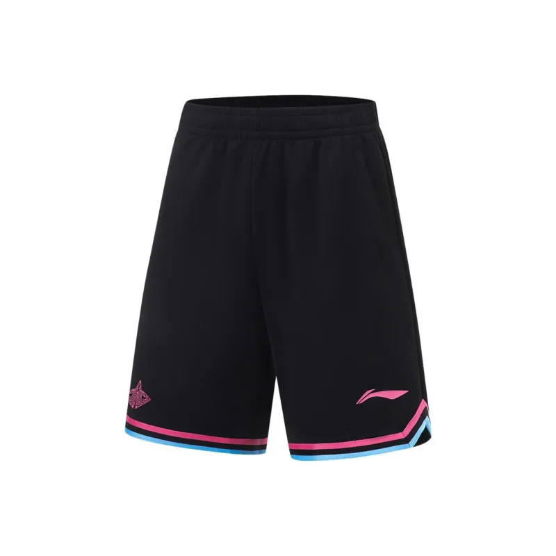 LINING Повседневные шорты Мужские Черные Azalea Розовые