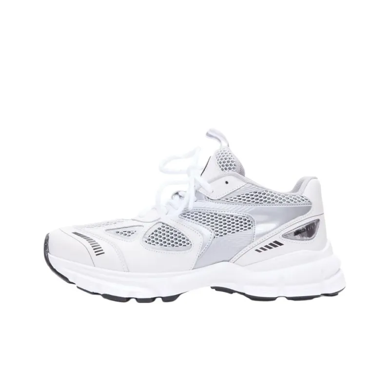 Axel Arigato Marathon Runner Low Топ Спортивная Повседневная Обувь Мужская Белая Серебряная