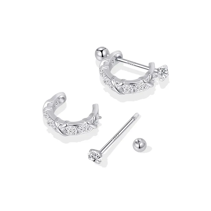 Daisy Dream 999 Fine Серебряные серьги с игольчатым кулоном для женщин