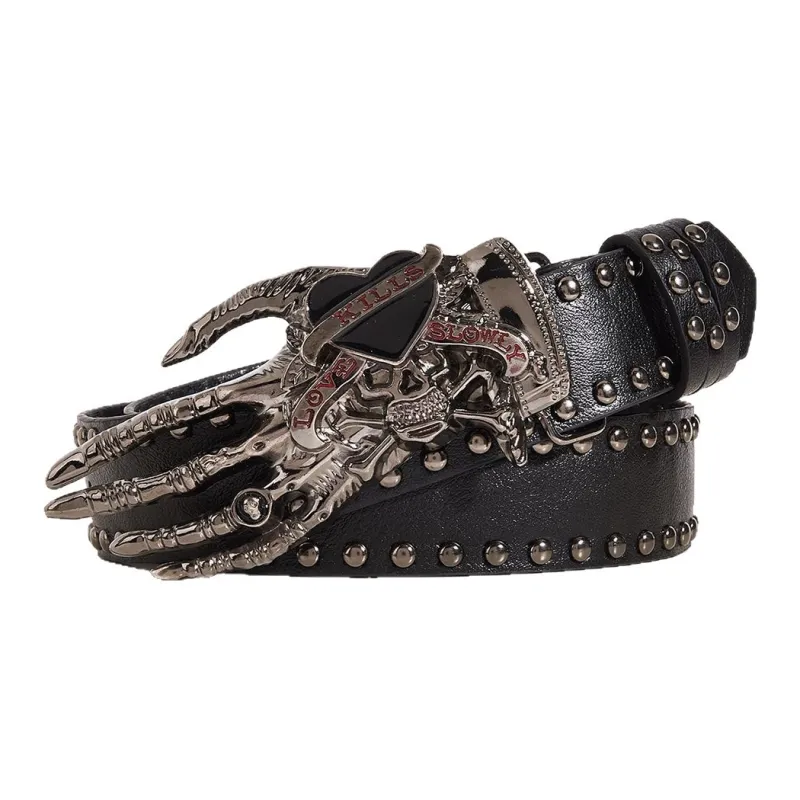 JKEM ПУ (полиуретан) Сплав Кожаные ремни Унисекс 3 см