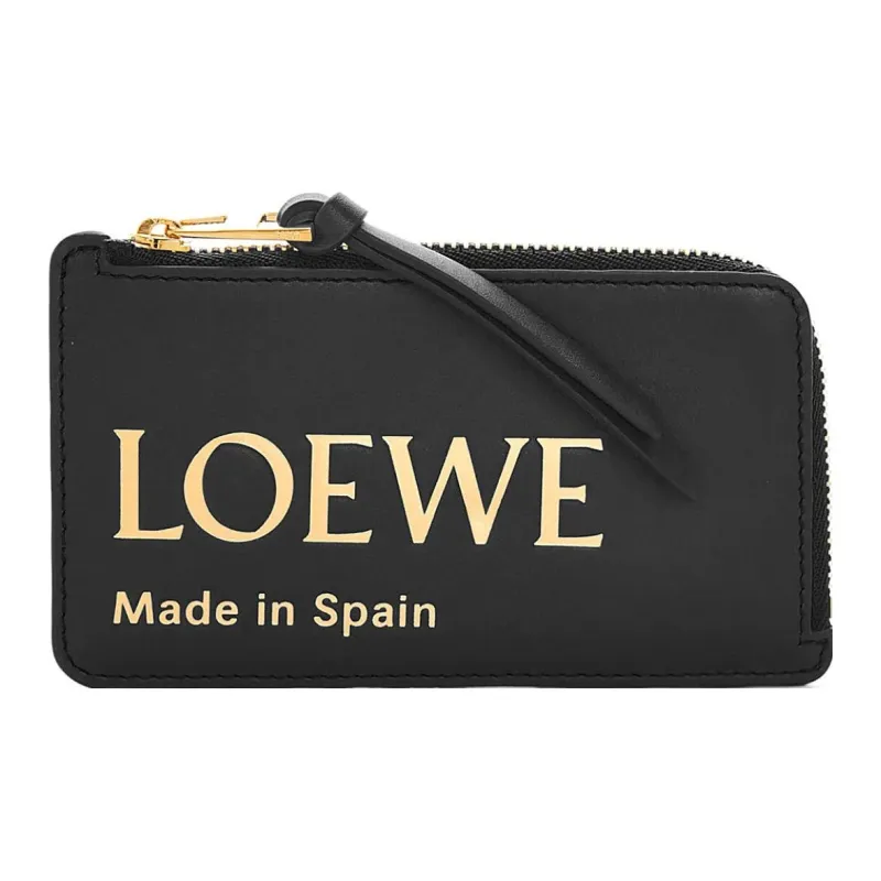 LOEWE Nappa Коровья кожа Держатель для карт Женские Черный
