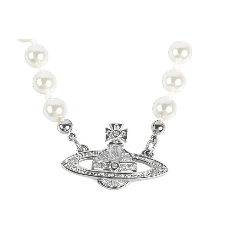 Vivienne Westwood Brass Pearl Ожерелья Женские