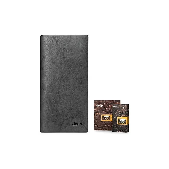 Jeep Genuine Коровья кожа Кошелек Мужской Серый Зеленый