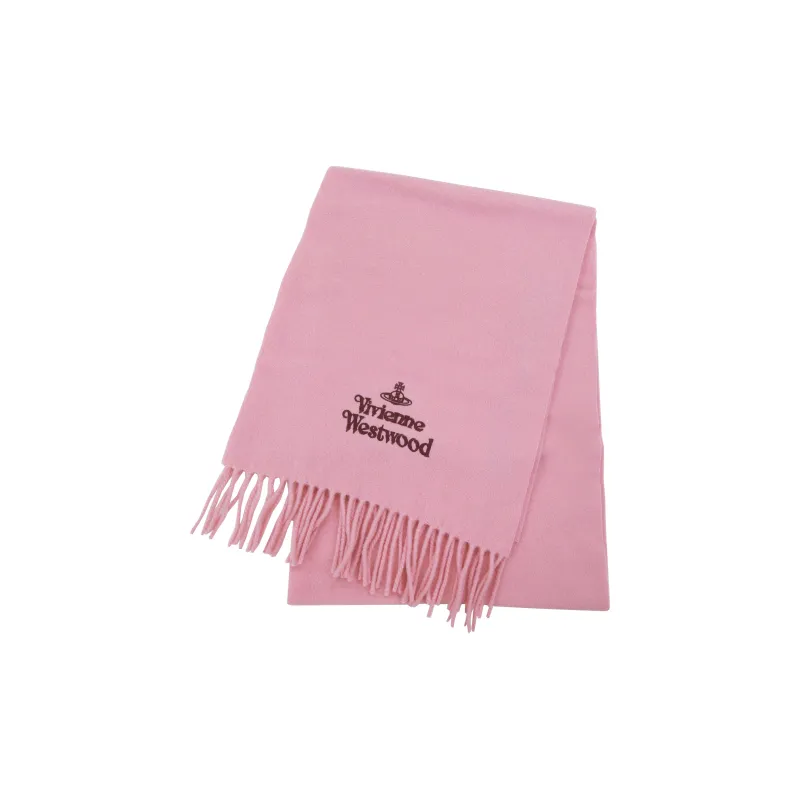 Vivienne Westwood Wool Knit Шарфы Женские Розовый