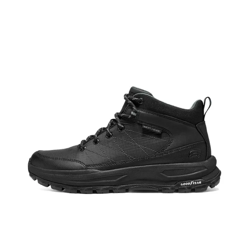 SKECHERS MENS USA MID Топ Альпинизм Обувь Мужская Черная