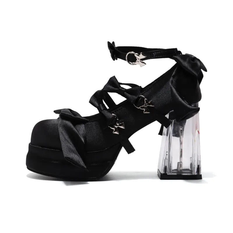 Be Good Элегантный Сладкий стиль Удобный Повседневный Fashion Versatile Грубый каблук Туфли Мэри Джейн 9 см Женские Подарочный набор в коробке