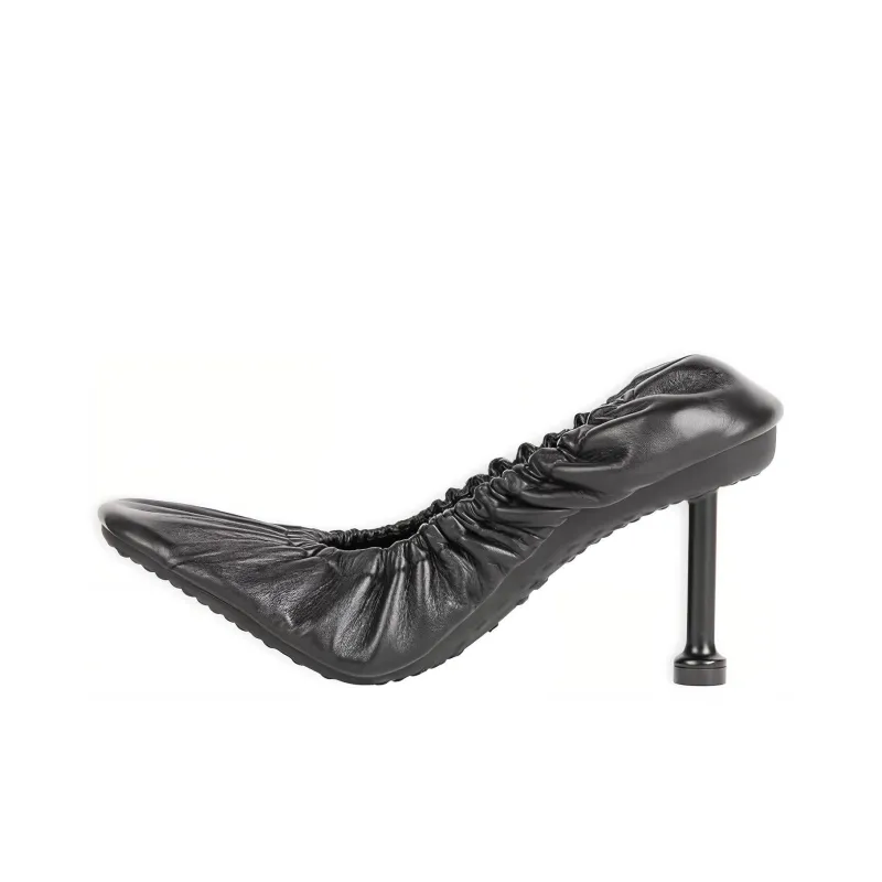 Balenciaga Tug Узкий каблук Высокие каблуки Женские Черный