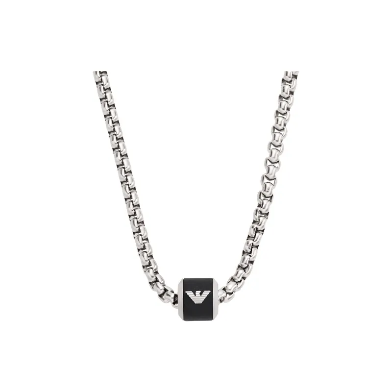 EMPORIO ARMANI Модный Подвеска Ожерелье Мужское Черное