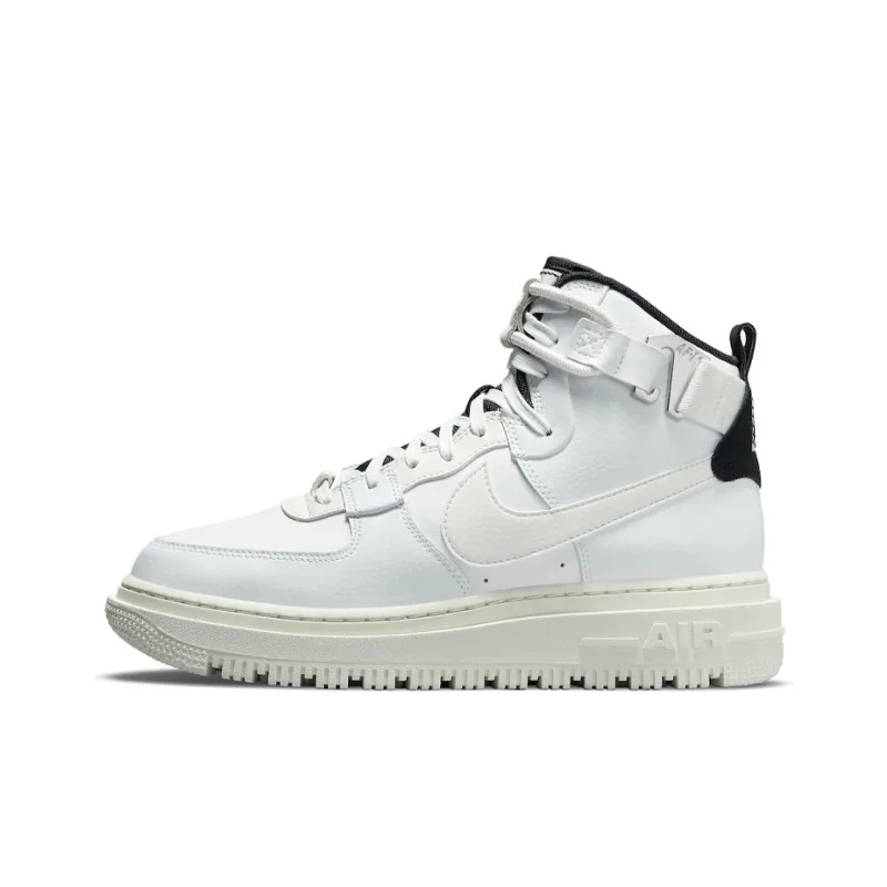 Nike Air FORCE 1 High Топ Скейтборд Кроссовки Женские Белые Черные