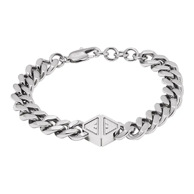 EMPORIO ARMANI Кварц Браслеты Мужской Серебряный