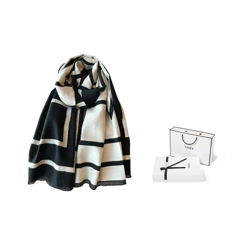 VINEY Полиэфирный трикотаж Шарфы Женские