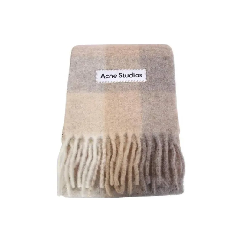 ACNE STUDIOS Вязаные шарфы Мужской Хаки