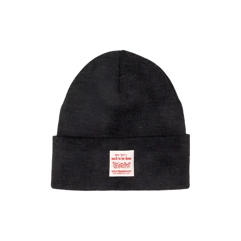 Levi's Акрил Полиэстер Beanies Мужской Черный