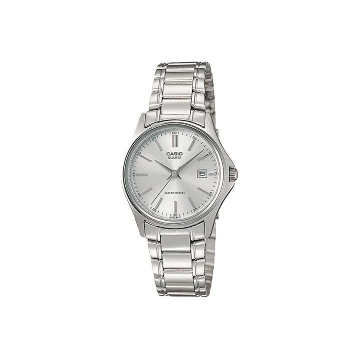 CASIO Standard Series Кварцевый механизм часы с ремешком из нержавеющей стали женские часы серебристый циферблат