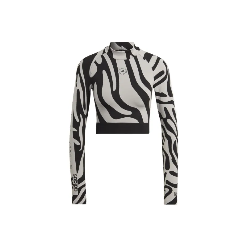 Adidas Серый Женские Короткие Топы