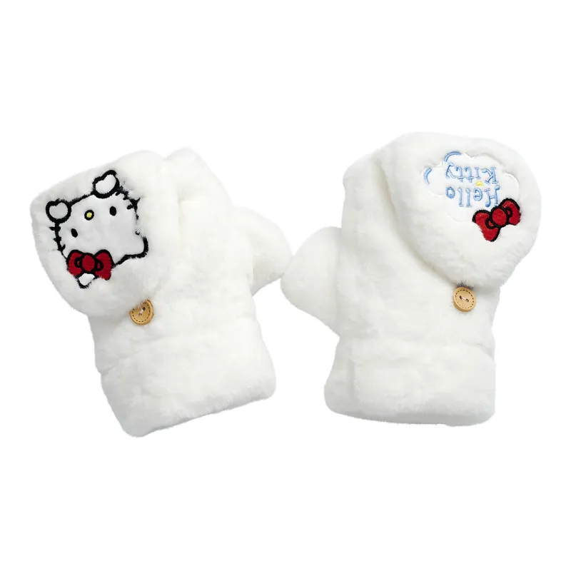 Sanrio Полиэстер Трикотаж Перчатки Женские