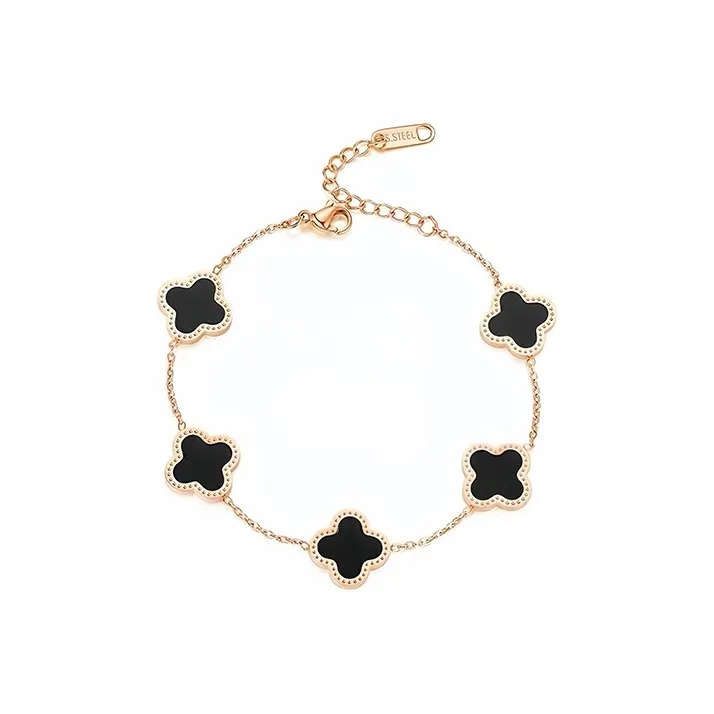 Барби Синтетический кубический цирконий Титановая сталь Браслеты Женские