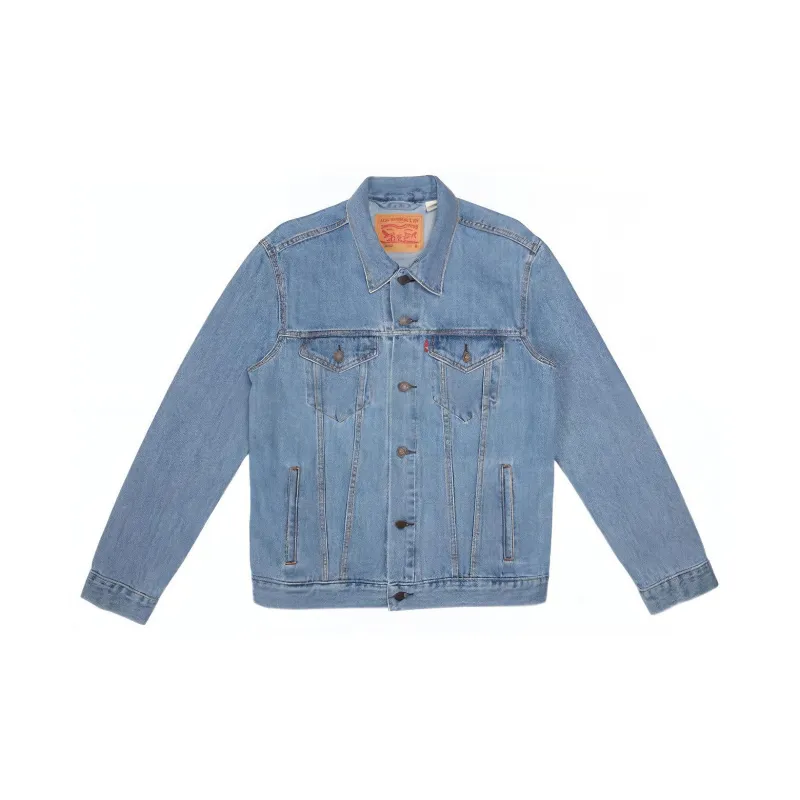 Levis Blue Men's Denim Jackets Левис Синий Мужские Джинсовые Куртки