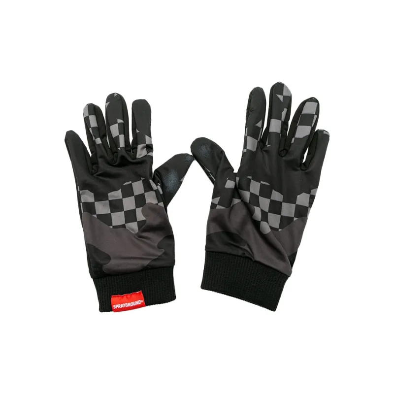 SPRAYGROUND 90% полиэстер, 10% эластан Спортивные перчатки Черные Женские