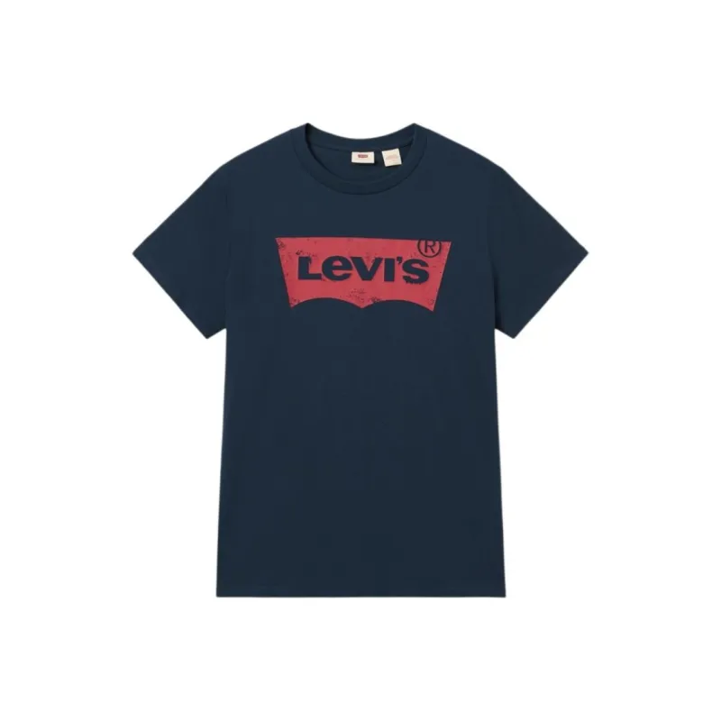 Levis Темно-синие унисекс футболки