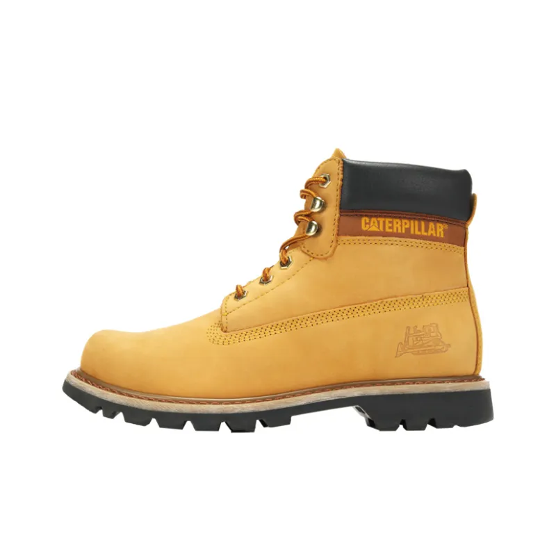 CAT Outdoor Climbing Travel Casual Shoes Alpine Adventure Shoes Classic Yellow Boots Short Army Boots