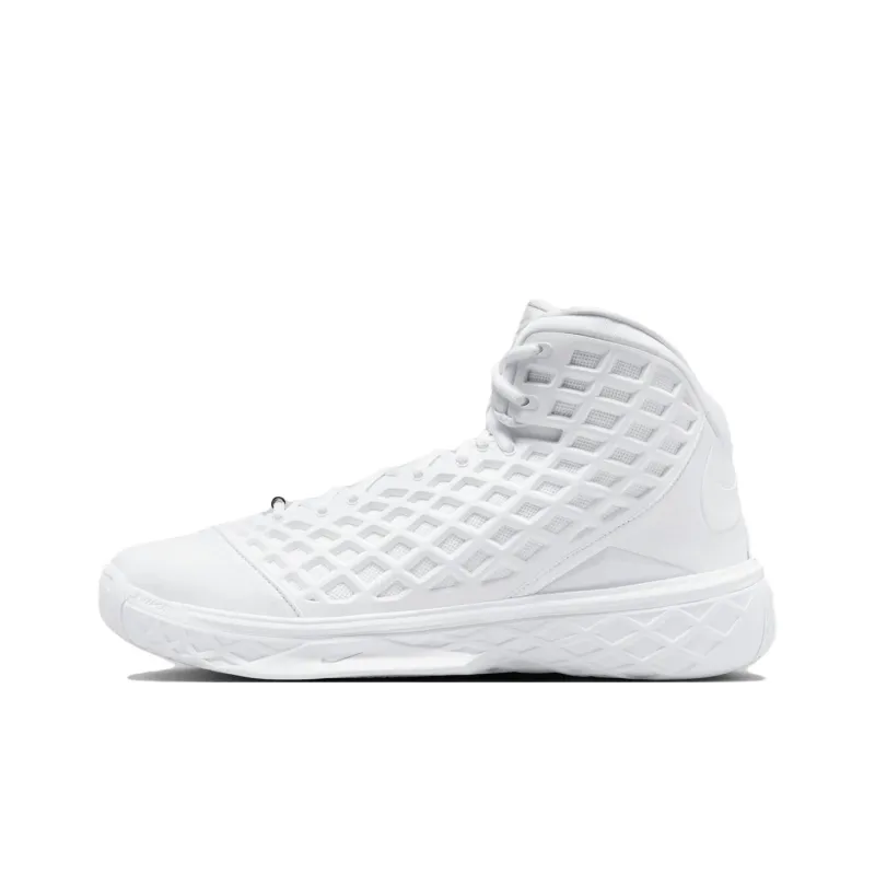 Nike Zoom Kobe 3 Дышащие Винтажные Баскетбольные Кроссовки Унисекс Белые