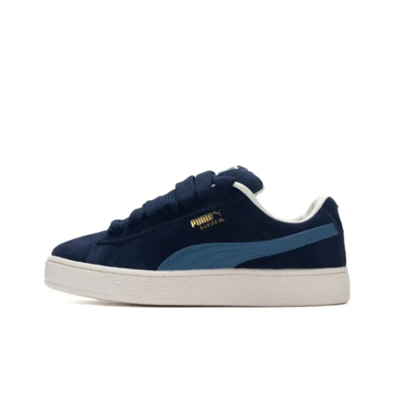 PUMA Suede XL противоскользящая устойчивая к истиранию низкий топ скейтборд обувь унисекс синий
