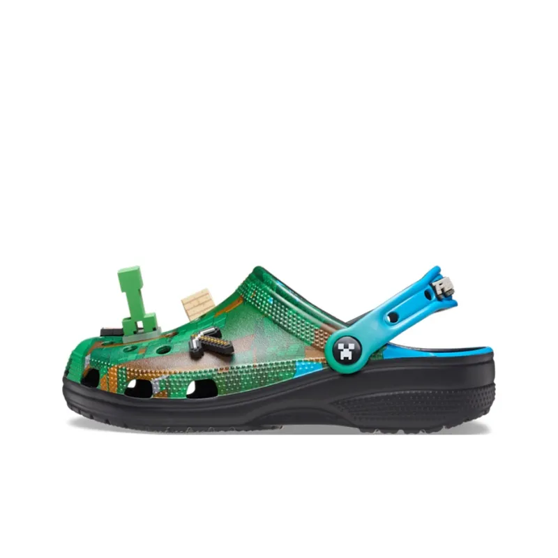 Crocs Classic clog Sabo Унисекс Зеленый Синий