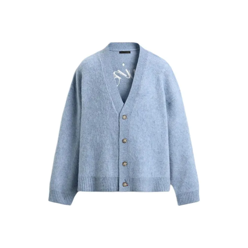 ZARA Sky Blue Men's Sweaters