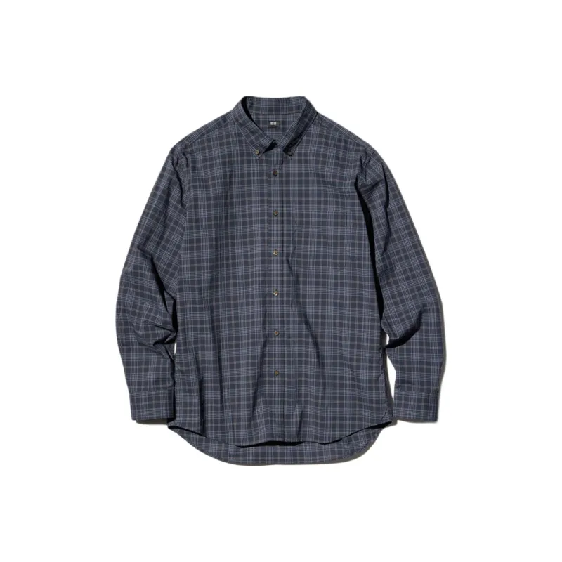 UNIQLO Темно-серая унисекс рубашка